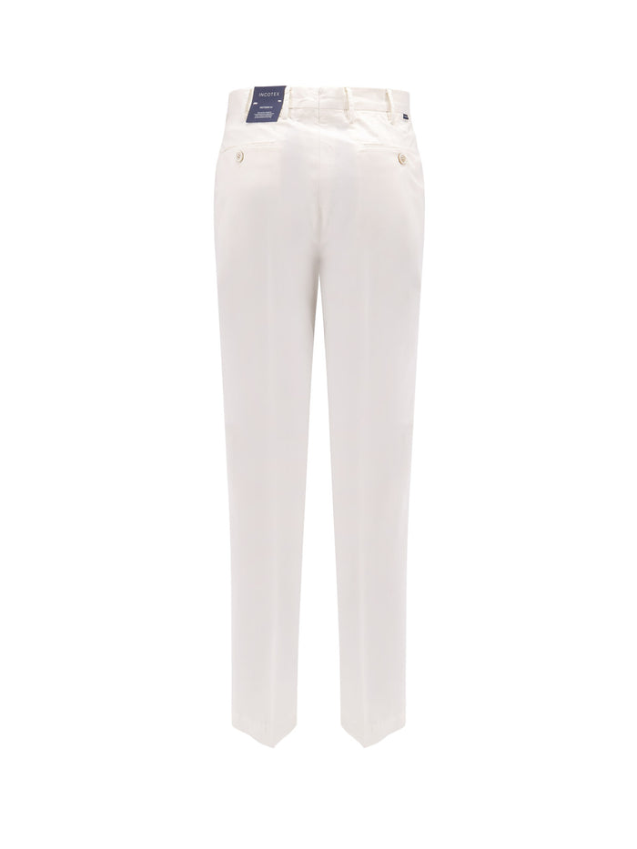 Incotex Rtw White Cotone Lino
