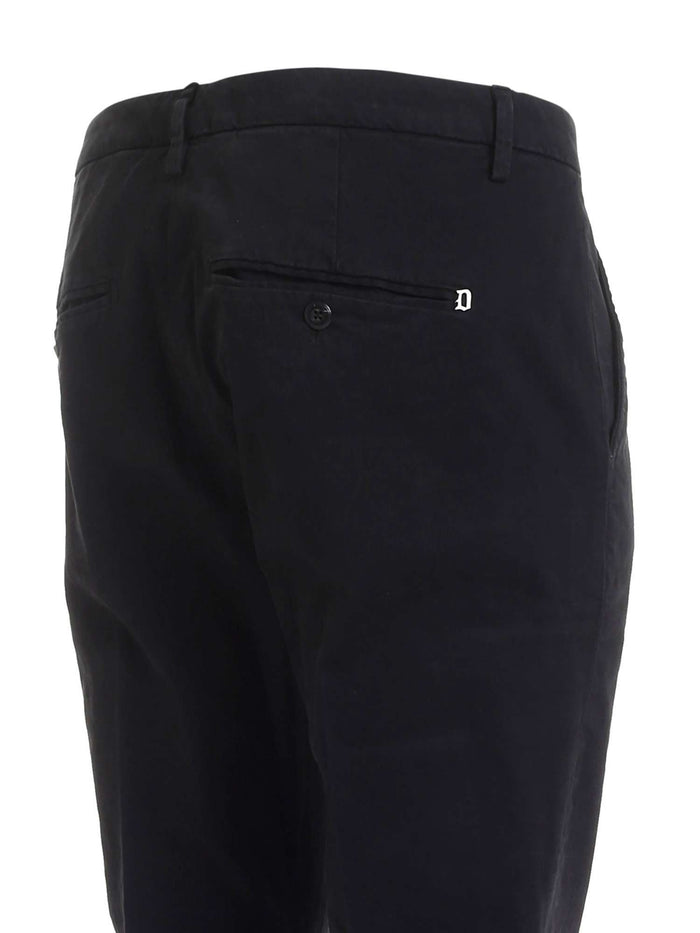Don Dup Gaubert Trousers Black Cotton