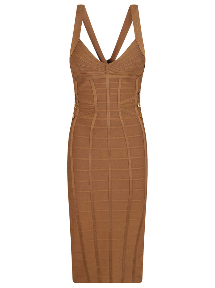Abito Di Maglia Brown Paea