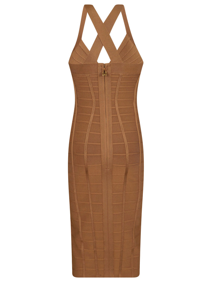 Abito Di Maglia Brown Paea