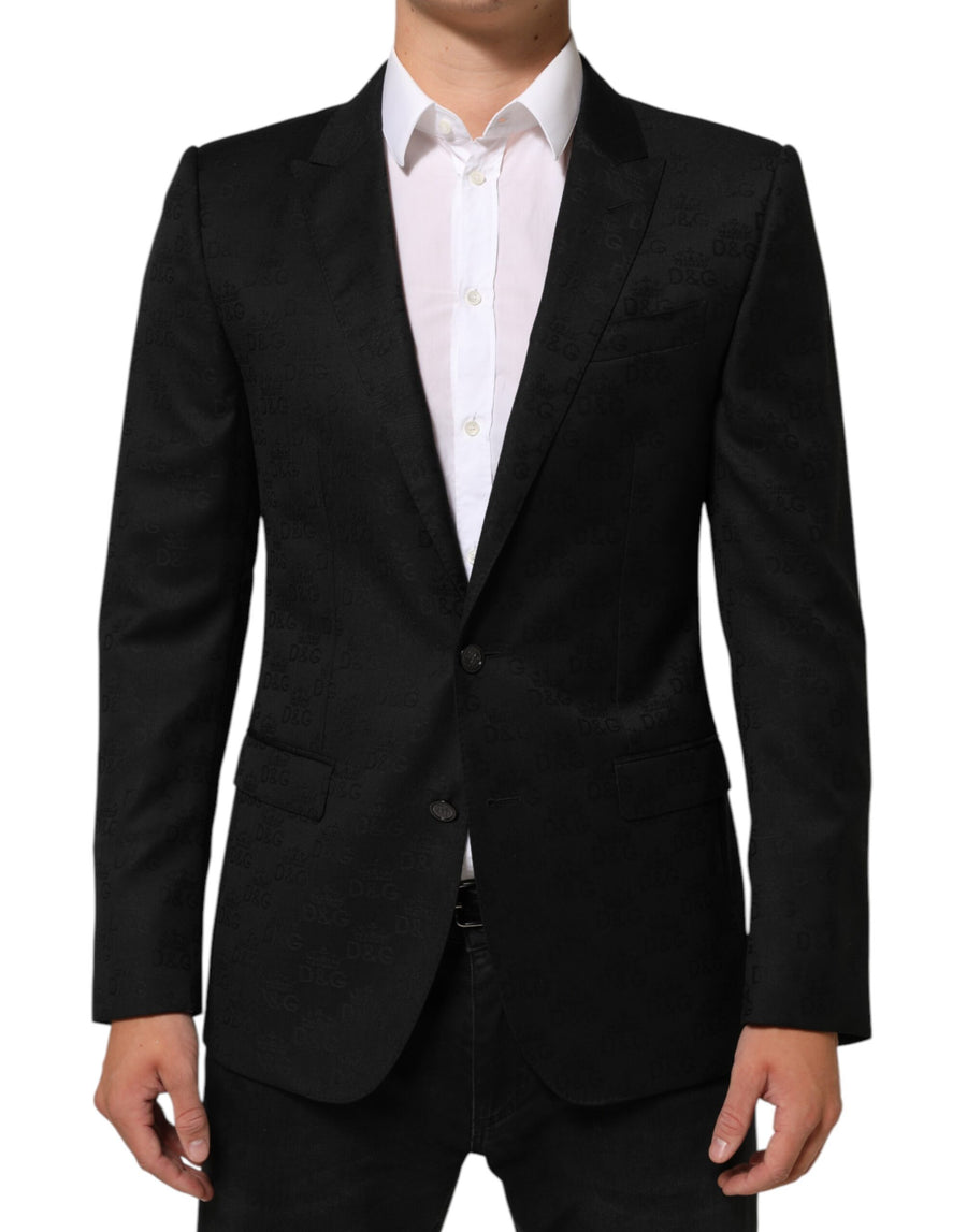 Dolce & Gabbana 100% virgin wool; lining 100% silk blazer in black