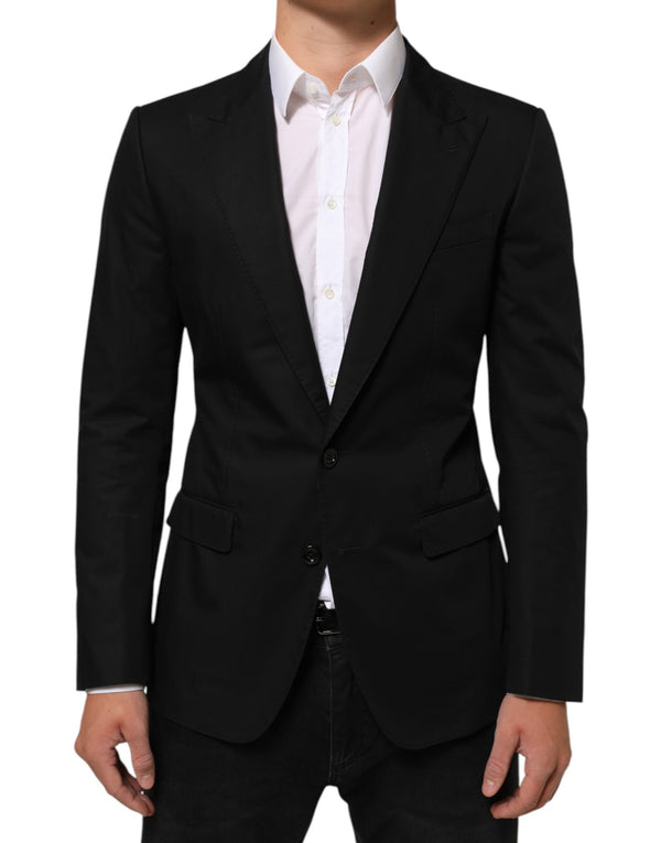 Dolce & Gabbana 100% Cotton blazer in black