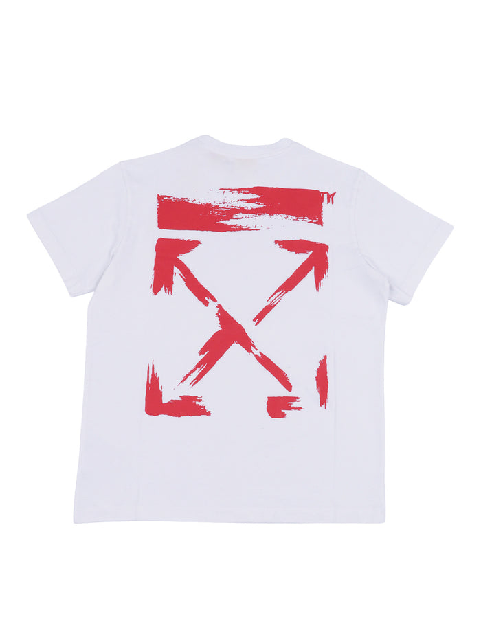 ARROW PAINT TEE S-S White Cotton Short Sleeves T-shirt