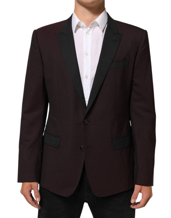 Dolce & Gabbana Wool 97% blazer in maroon