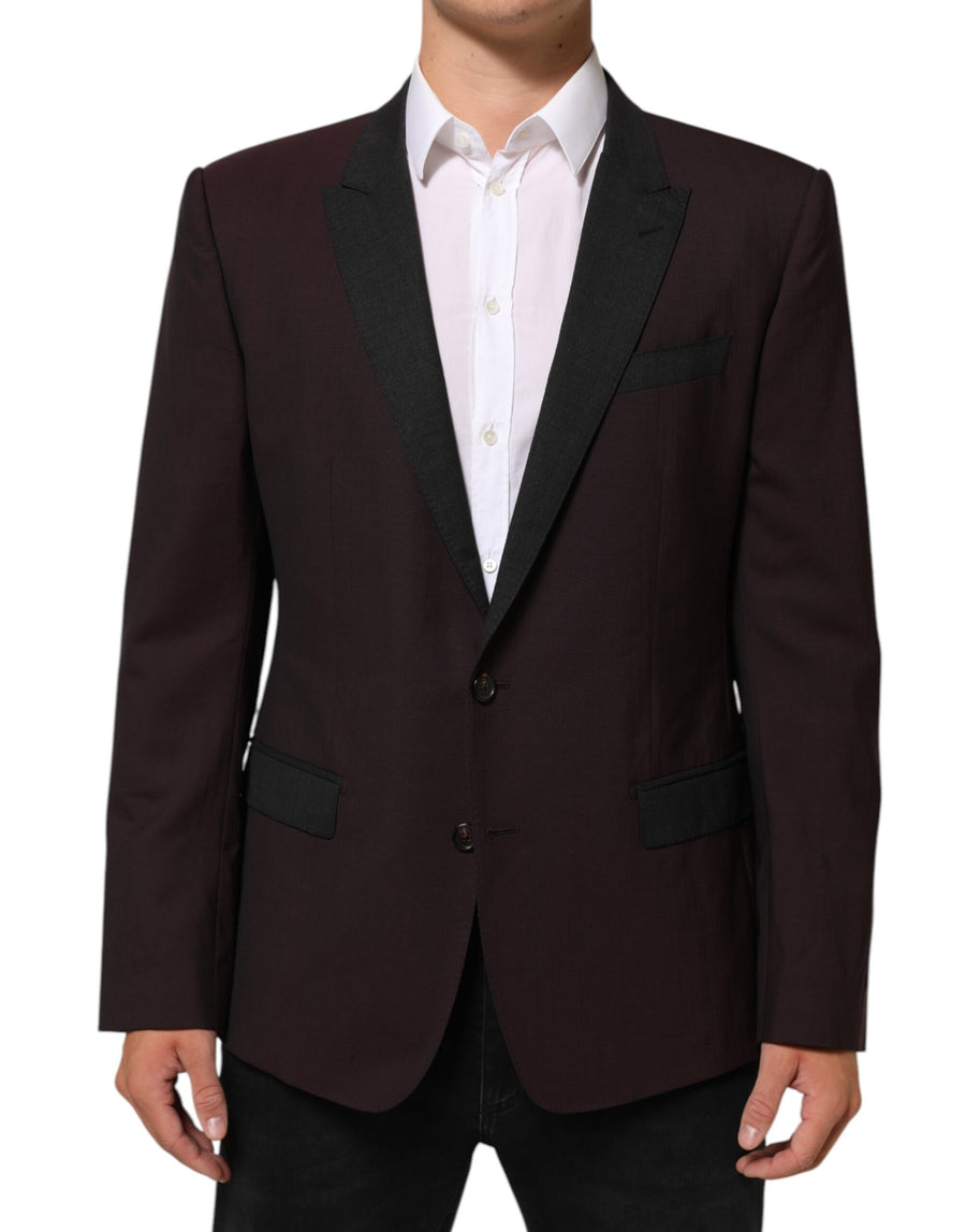 Dolce & Gabbana Wool 97% blazer in maroon