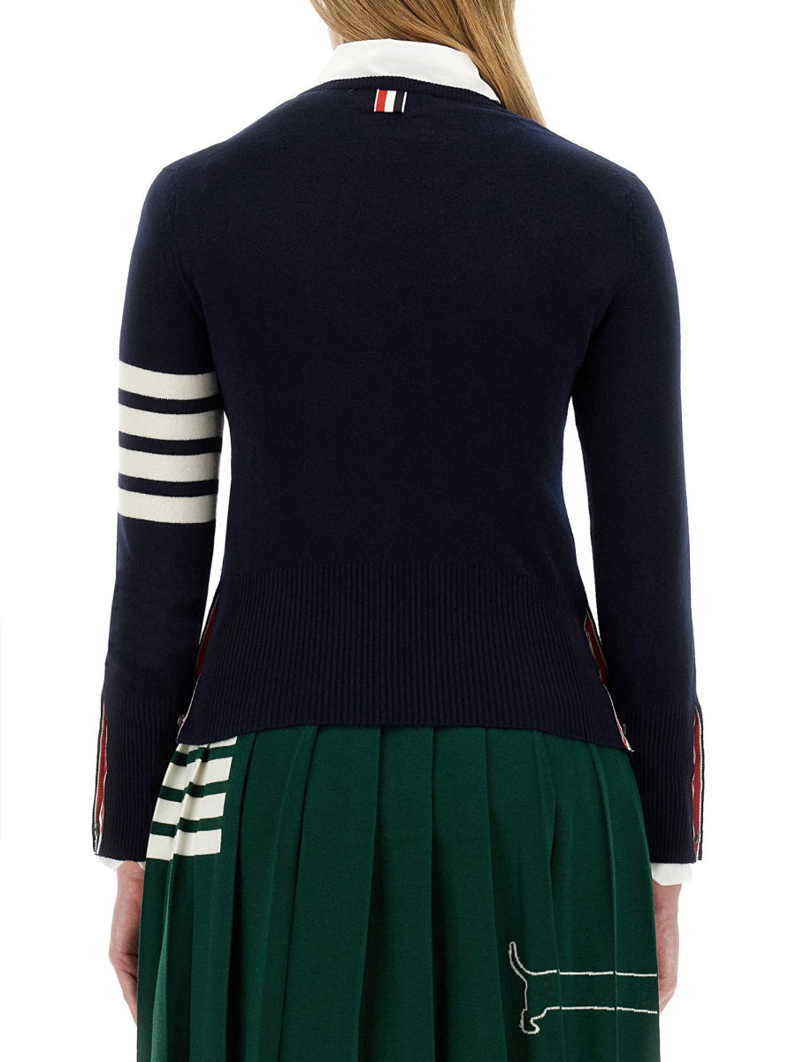 4bar Cashmere Shirt Blue Jumpers