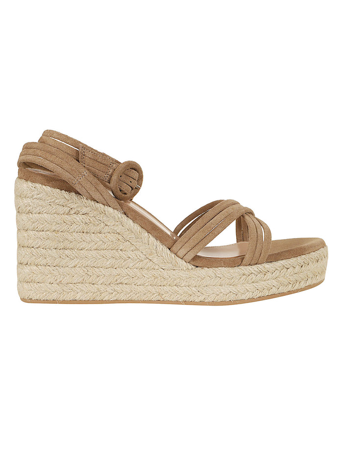 G32651 Suede+corda Nude & Neutrals Leather Calzature