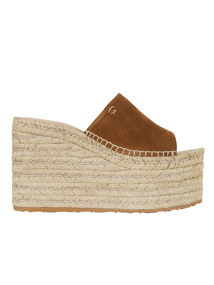 G10197 Suede+corda Nude & Neutrals Leather Calzature