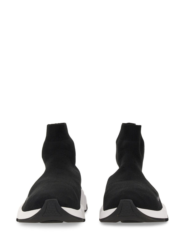 Sock Sneakers Speed Black Polyester Trainers