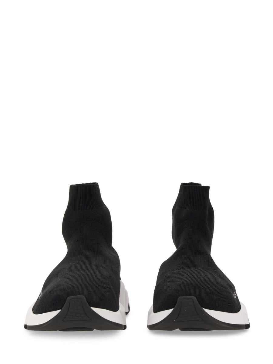 Sock Sneakers Speed Black Polyester Trainers