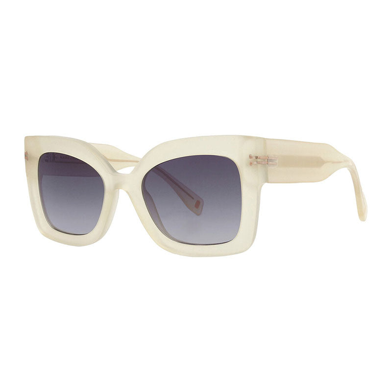 Marc Jacobs Sunglasses Cat Eye Full Rim, Yellow Frame And Dark Grey Gradient Lens Mj1073-S040g9o