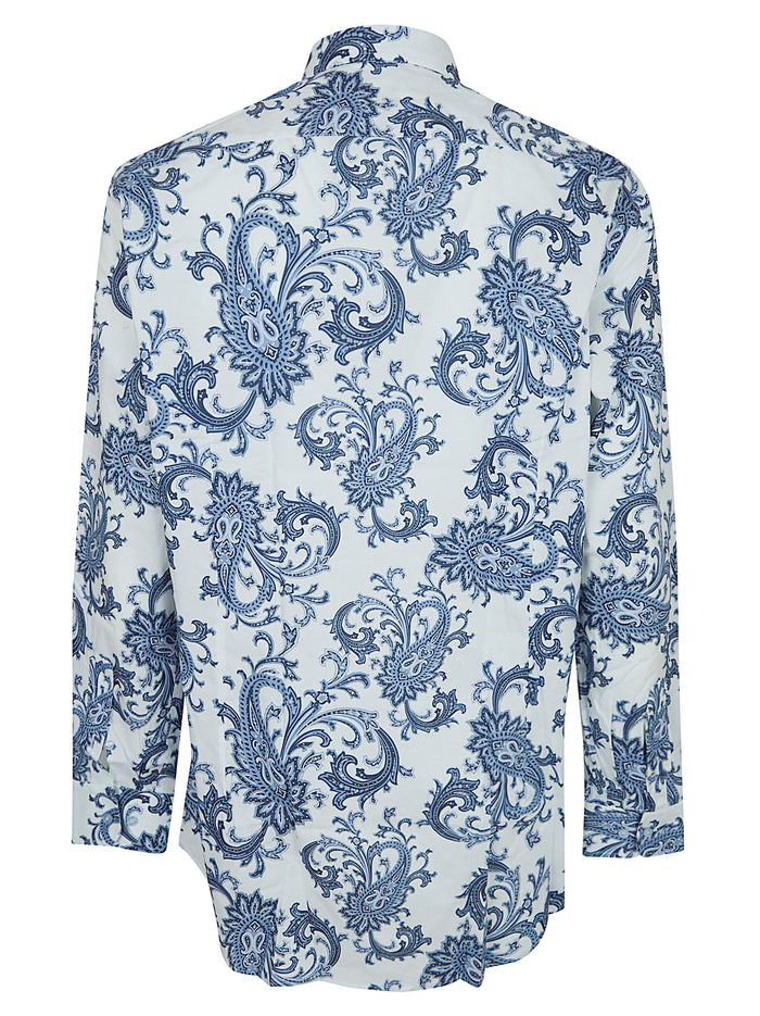 Roma 8 P.c. Shirt Blue Cotoneelastan Camicia