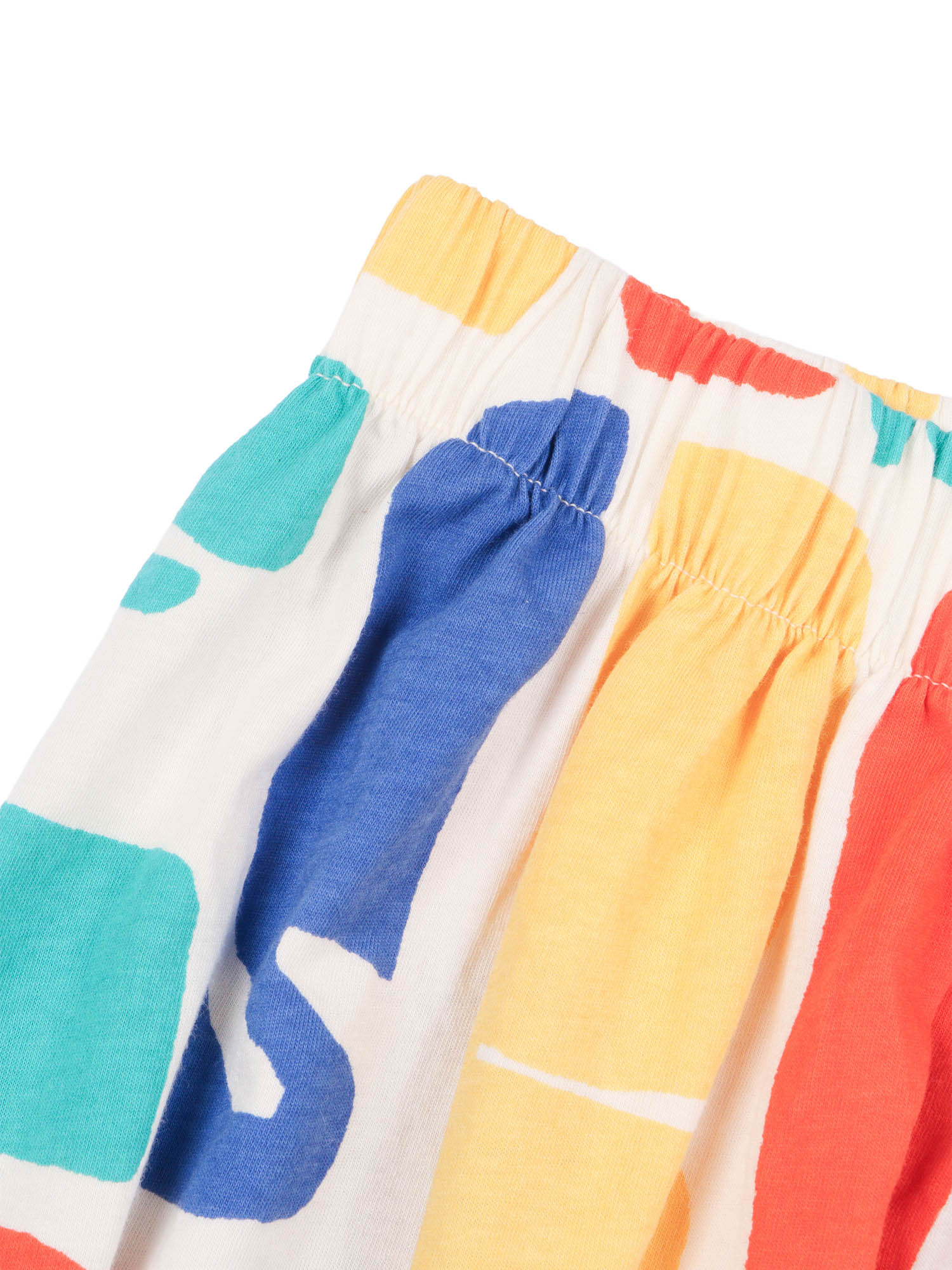 Bobo Choses Color all over skirt White Organic Cotton