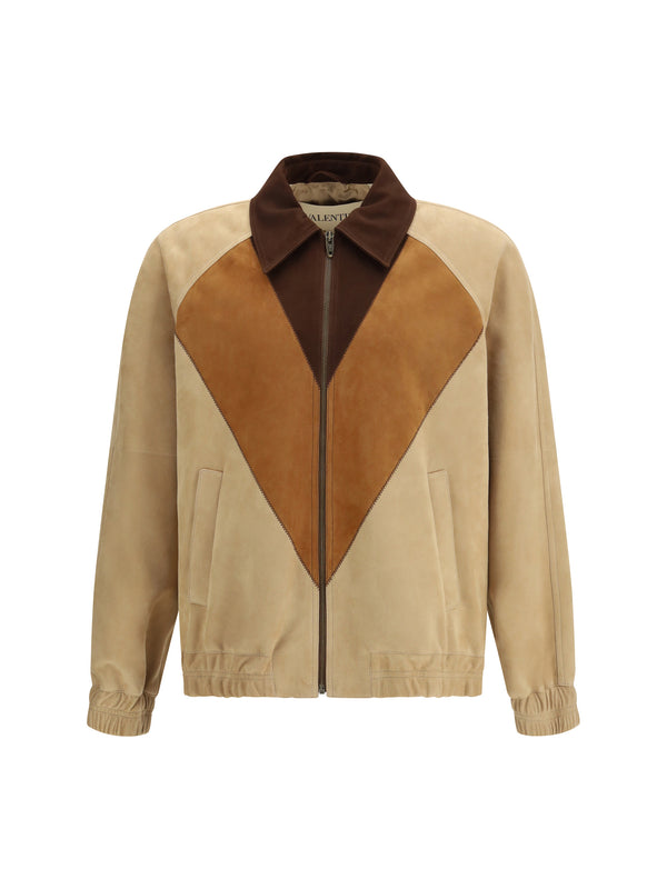 Valentino 100% Goatskin/Hircus Goatskin jacket in beige