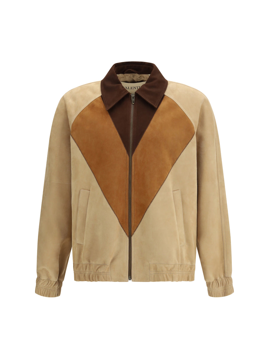 Valentino 100% Goatskin/Hircus Goatskin jacket in beige