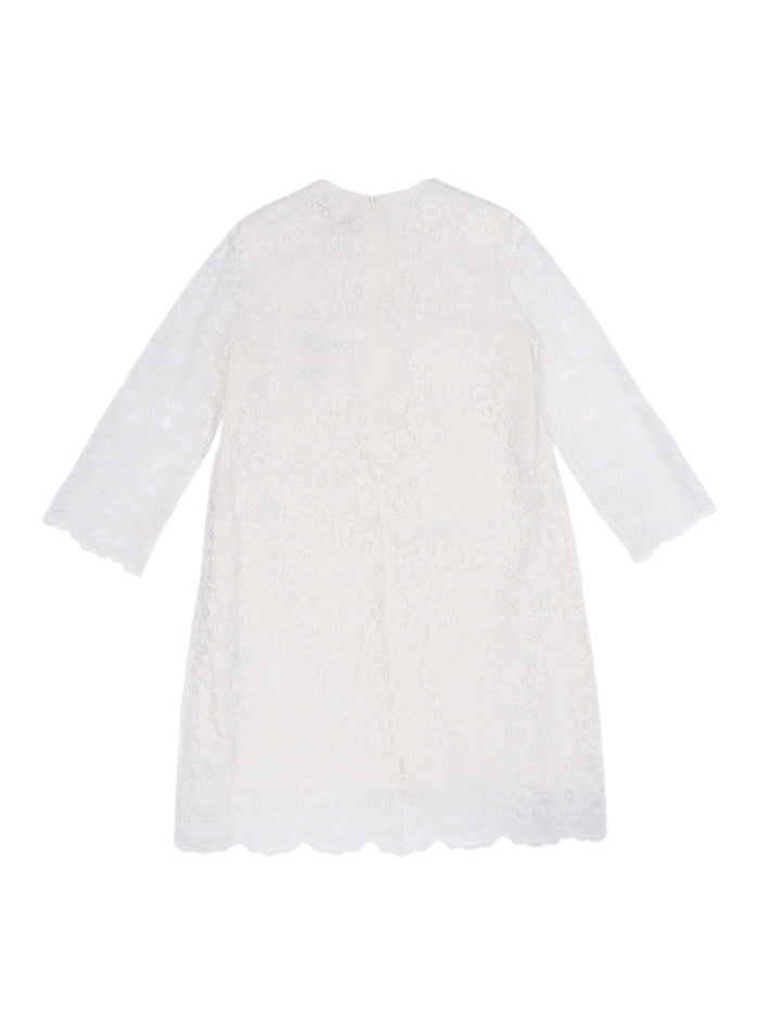 Long Sleeved Dress White