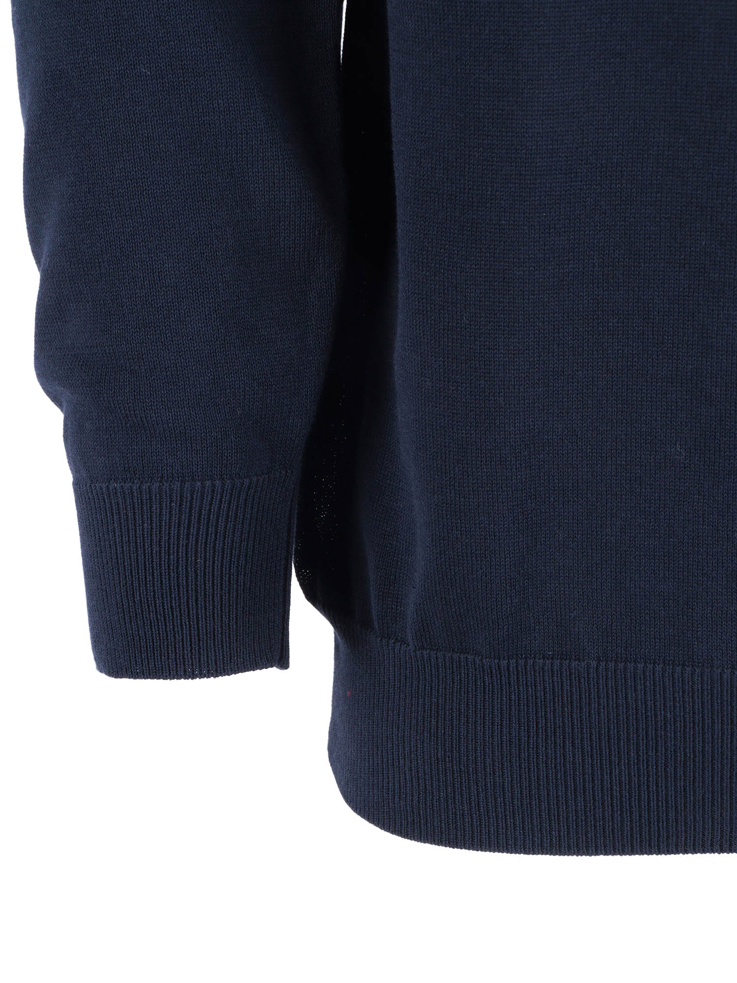 CREW NECK SWEATER Blue Cotton Crewneck