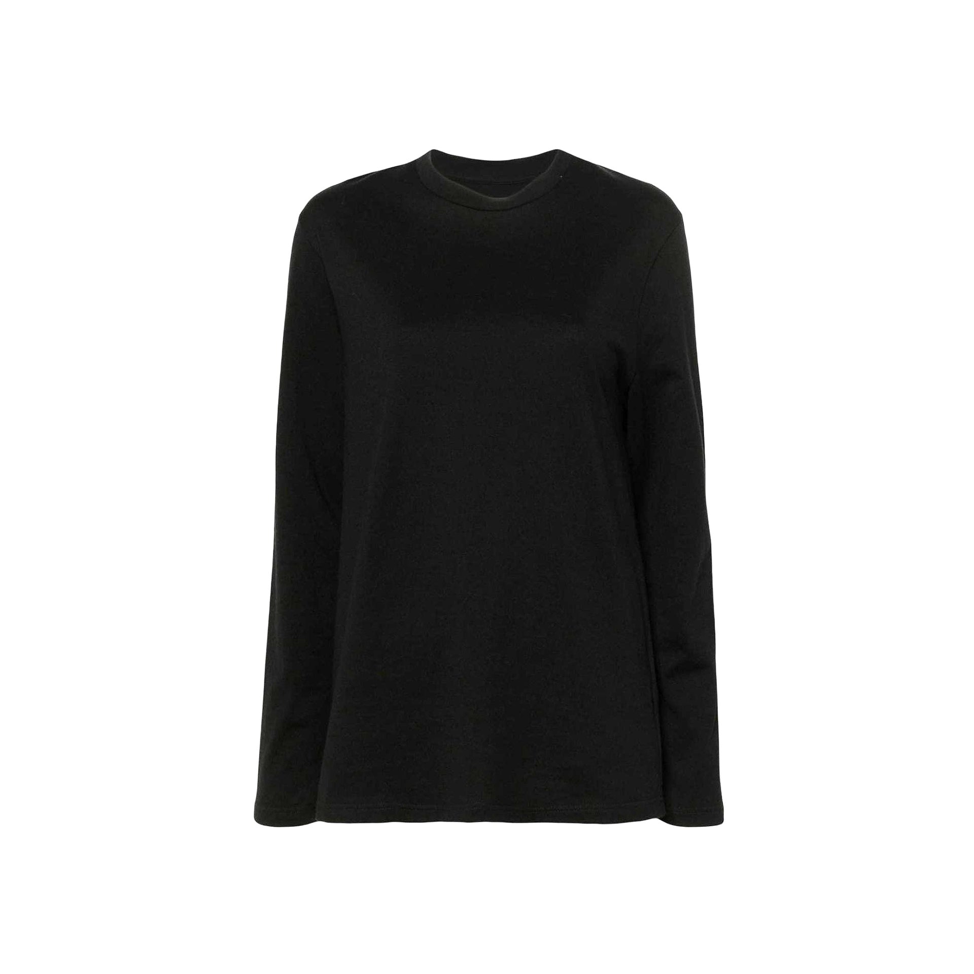 Jil Sander Long Sleeved T-Shirt Black Cotton