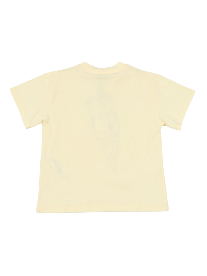 SHORT SLEEVE T-SHIRT Beige Sleeves
