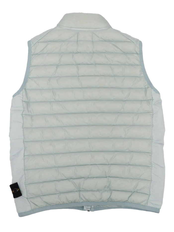 DOWN JACKET Light Blue Sleeveless Puffer