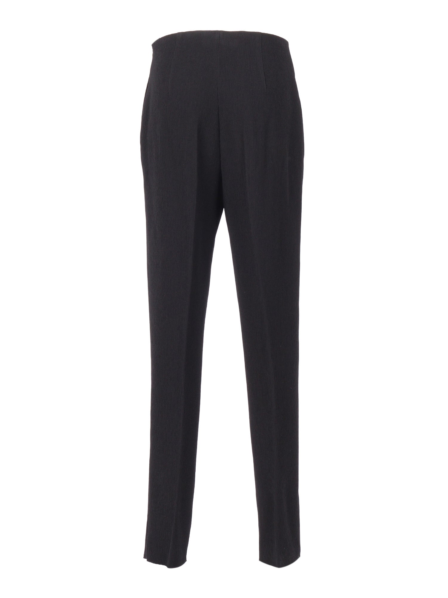 Trouser Black Polyester Elastane