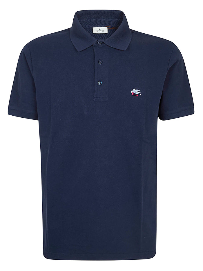 Polo Roma Blue Cotone T-shirt