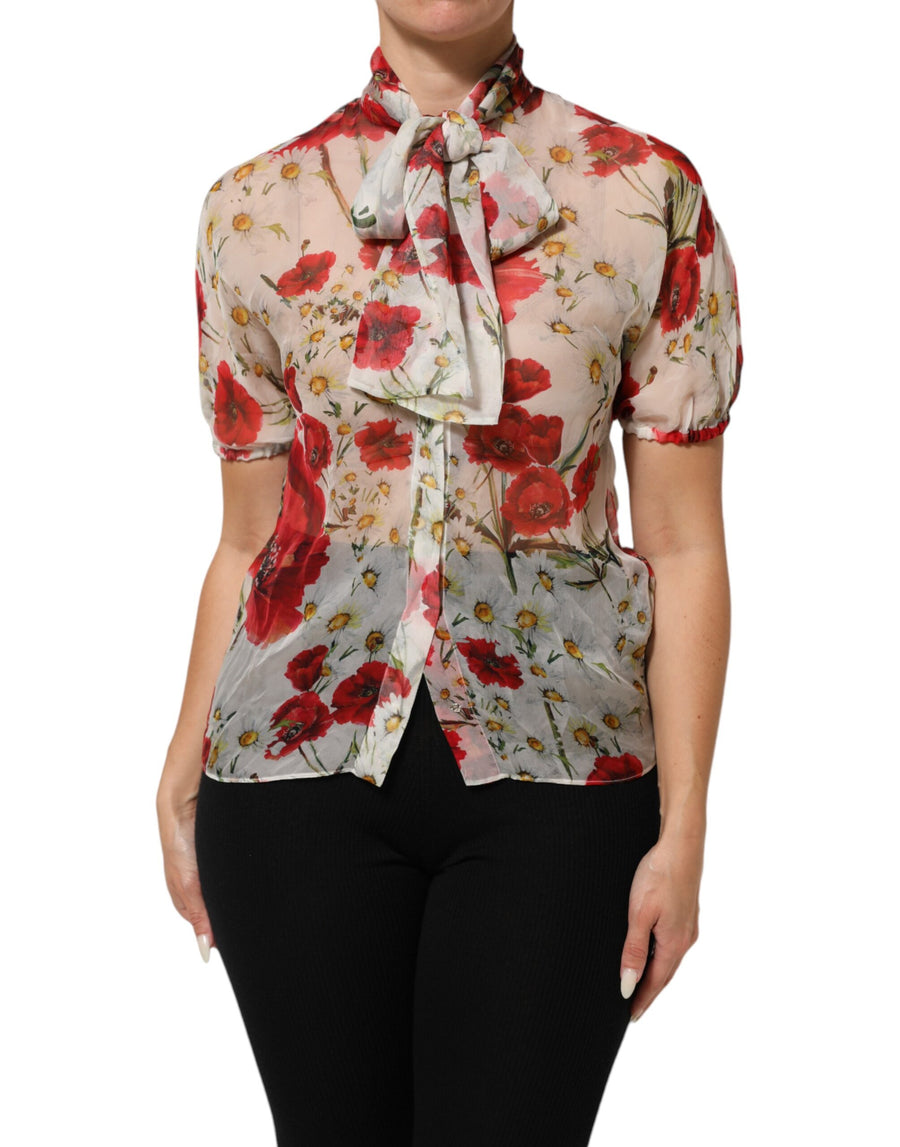 Dolce & Gabbana 100% Cotton blouse in white