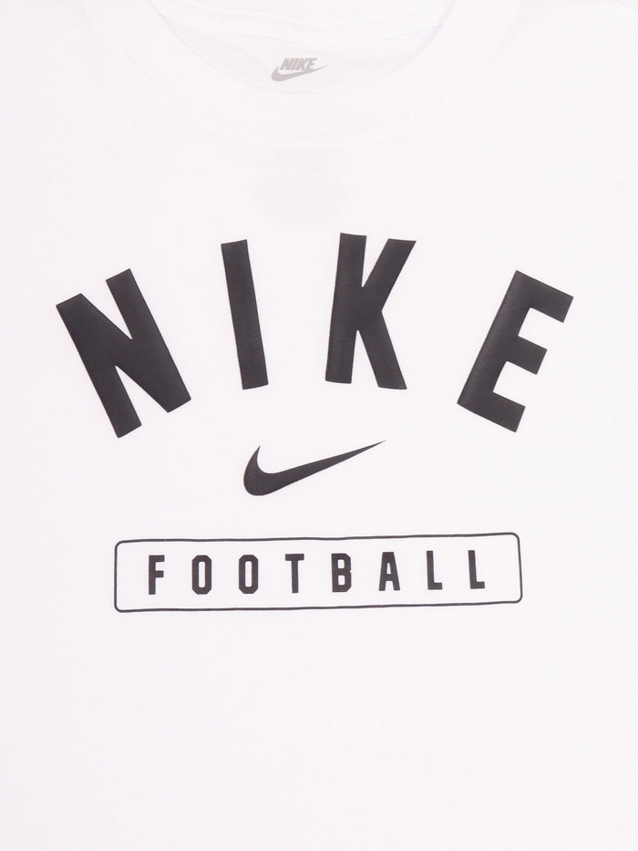 Nkb Football Bcs Field Sport T White Cotton Polyester Short Sleeves T-shirt