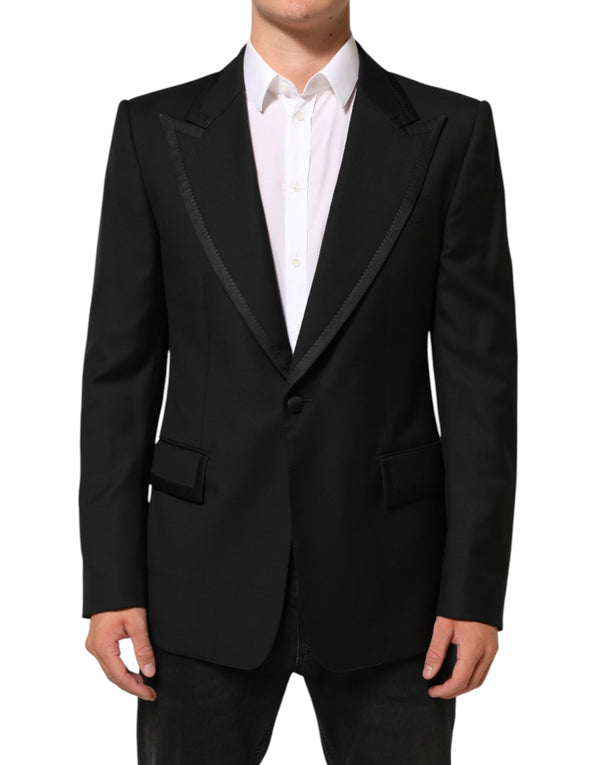 Dolce & Gabbana 02% Polyester blazer in black