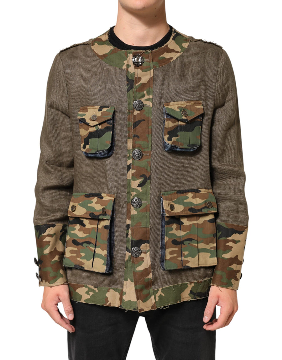Dolce & Gabbana 28% Cotton jacket in brown