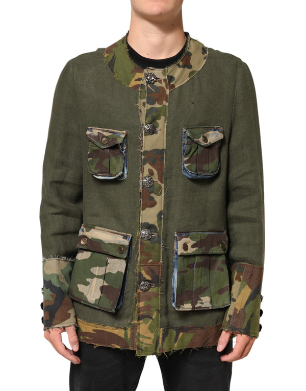 Dolce & Gabbana 28% Cotton jacket in brown