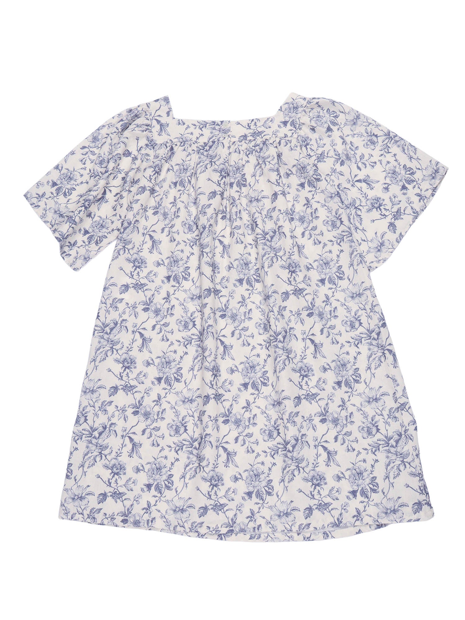 Ada Mini Dress Light Blue Linen Viscose Midi