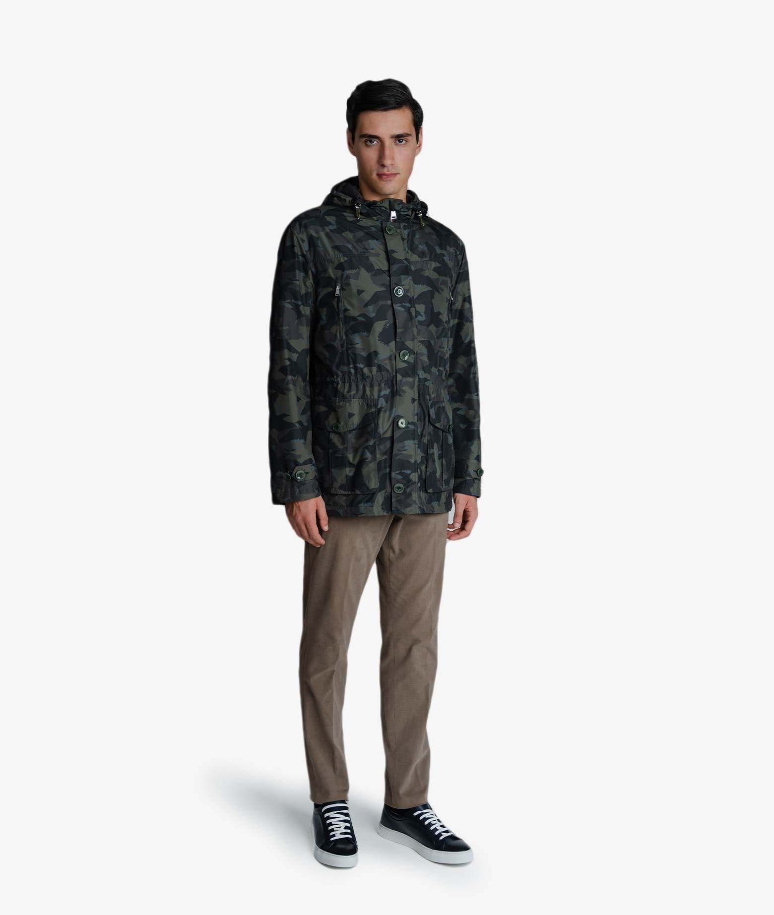 Padded Parka Olive Sportswear Jacket (no Padding)