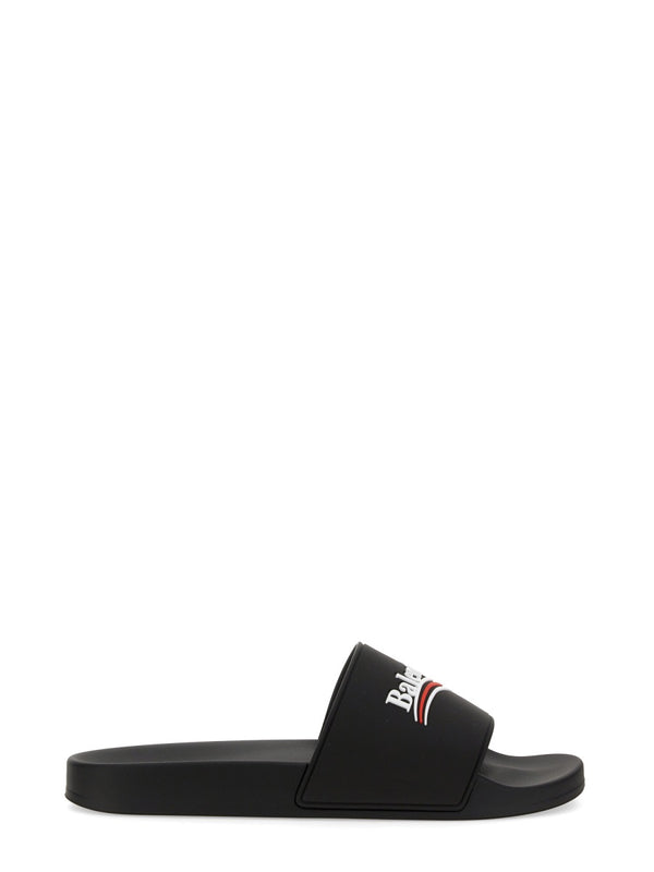 Pool Slide Sandals Black Tpu