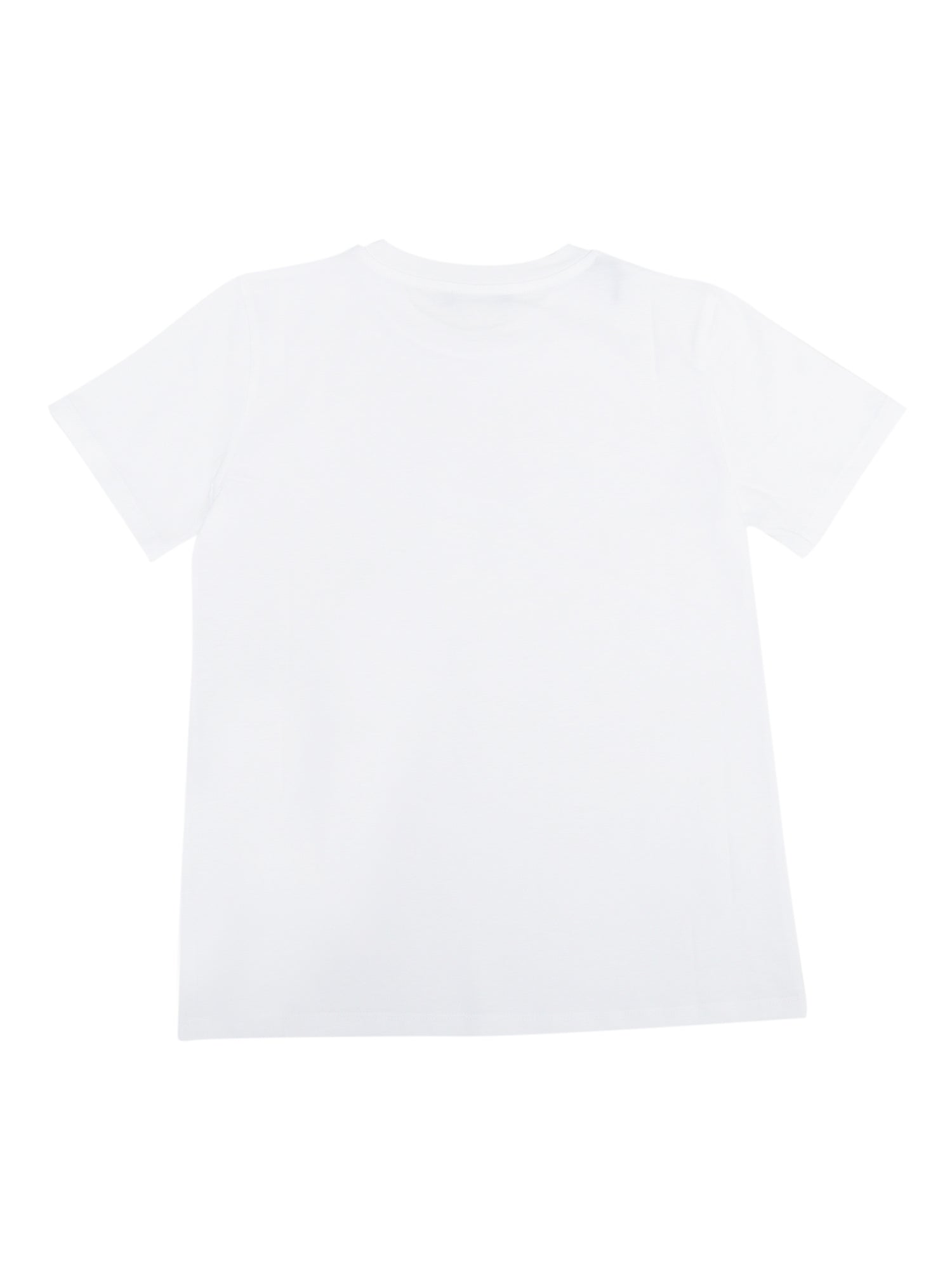 T-SHIRT-TOP White Cotton Short Sleeves T-shirt