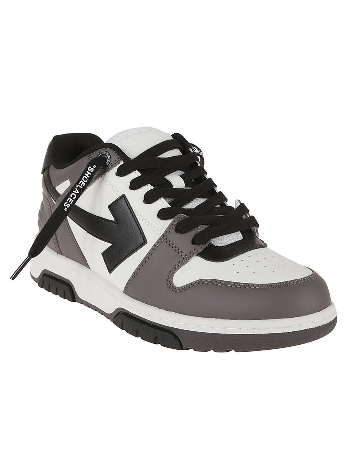 Out Of Office Calf Leather Grey Calzature