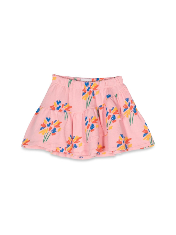 Ruffle Skirt Fireworks Pink Organic Cotton