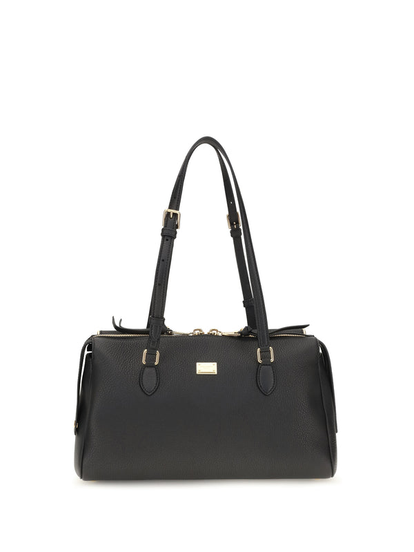 Dolce & Gabbana 100% Calf Leather Bos Taurus shoulder bag in black