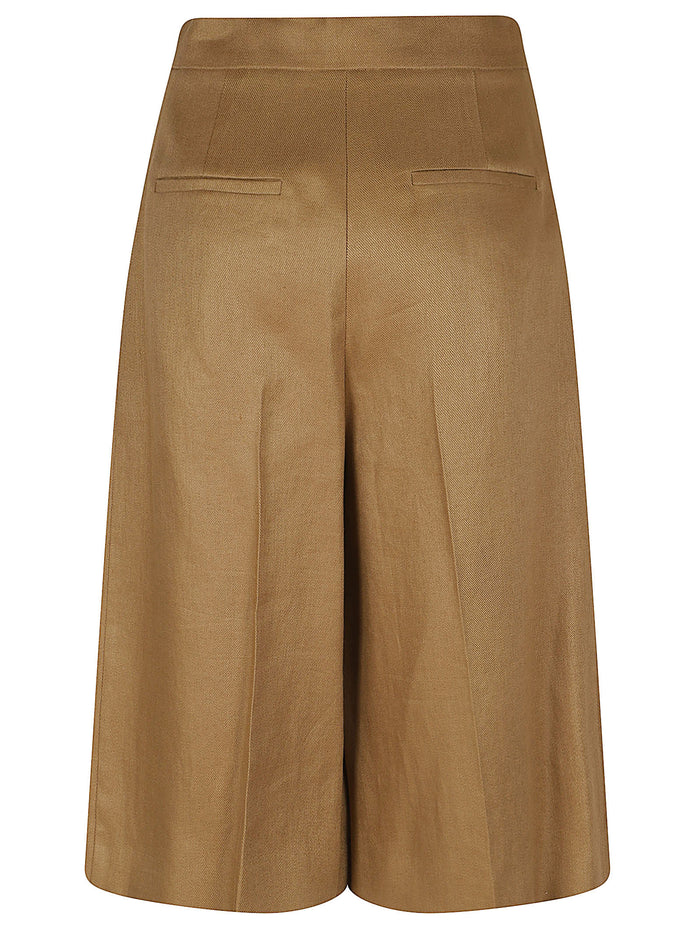 Pantaloni Kaki Nude & Neutrals Lino