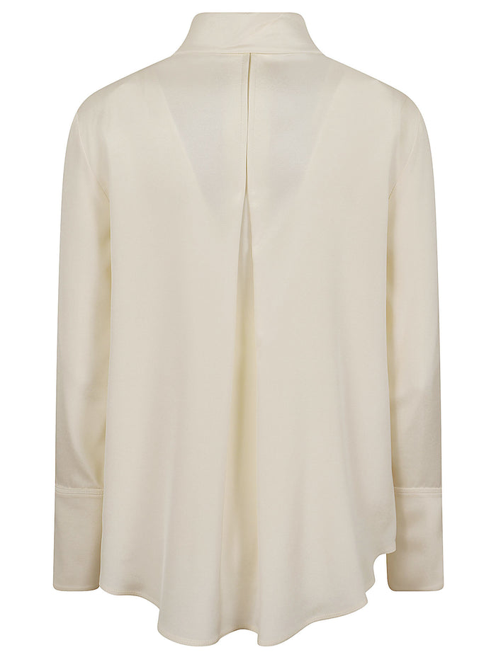 Camicia Cady Di Seta Voliera White