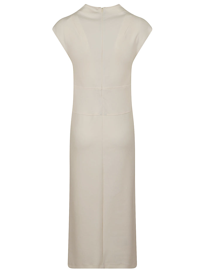 Abito Jersey Scuba Fatto White Poliammide