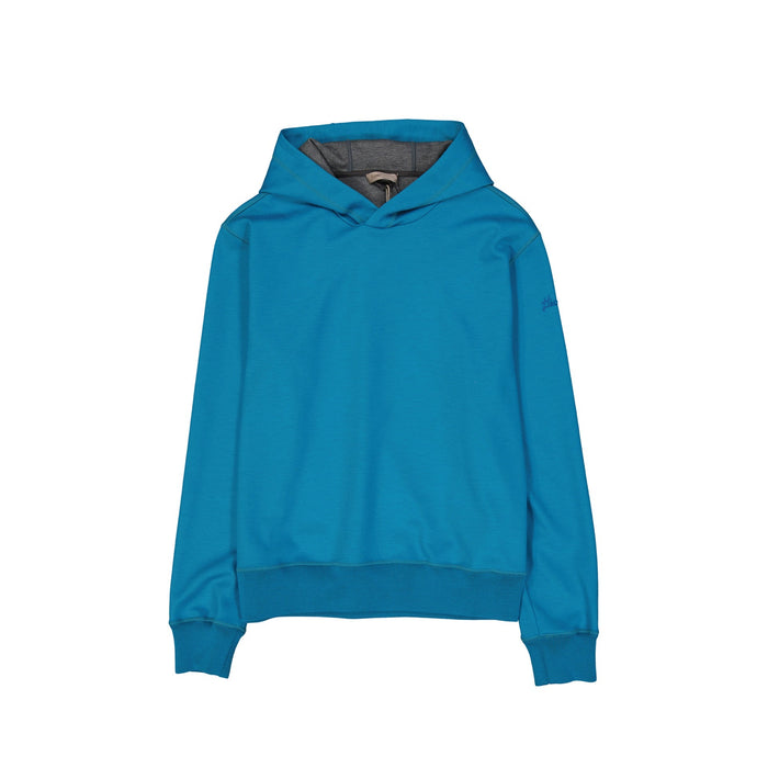 HERNO Hooded Sweatshirt Blue Polyester
