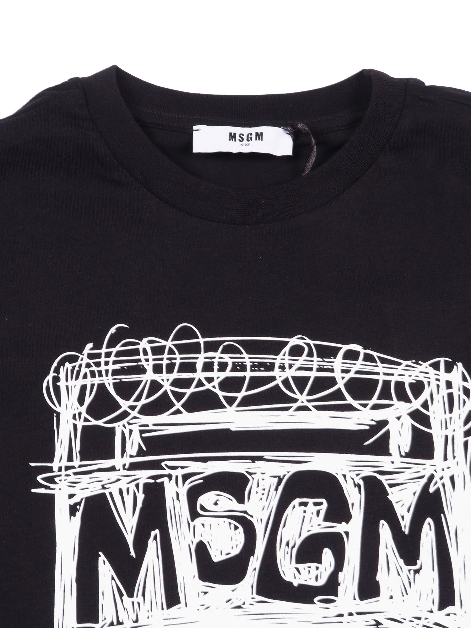 WASHED OVER JERSEY T-SHIRT UNISEX Black Cotton Short Sleeves