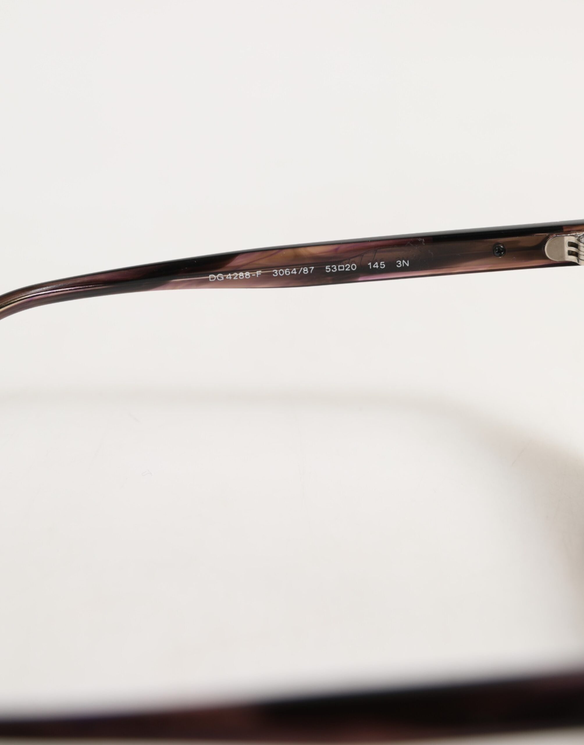 Dg4390f Havana Full Rim Acetate Round Lenses Sunglasses Brown 100