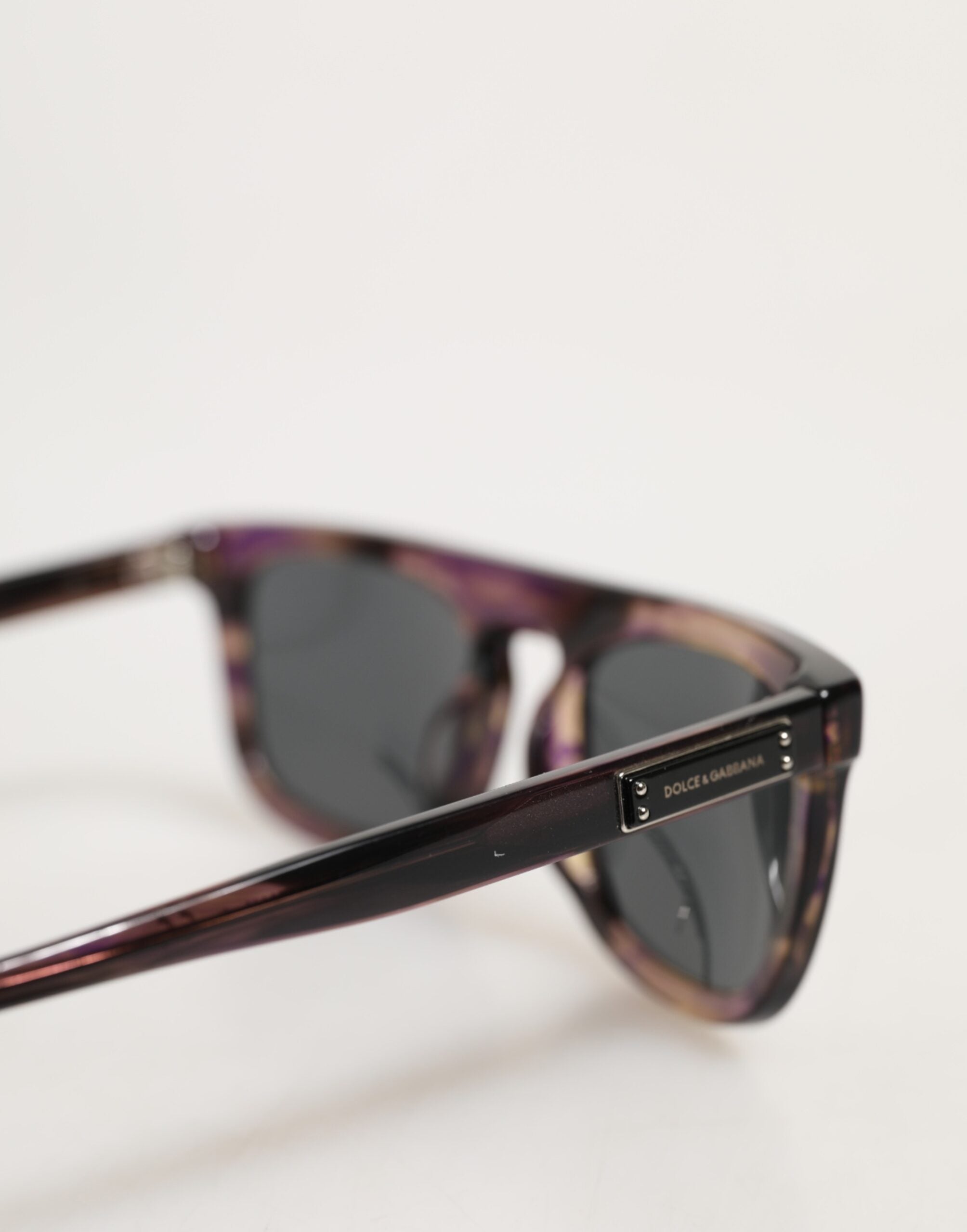 Dg4390f Havana Full Rim Acetate Round Lenses Sunglasses Brown 100