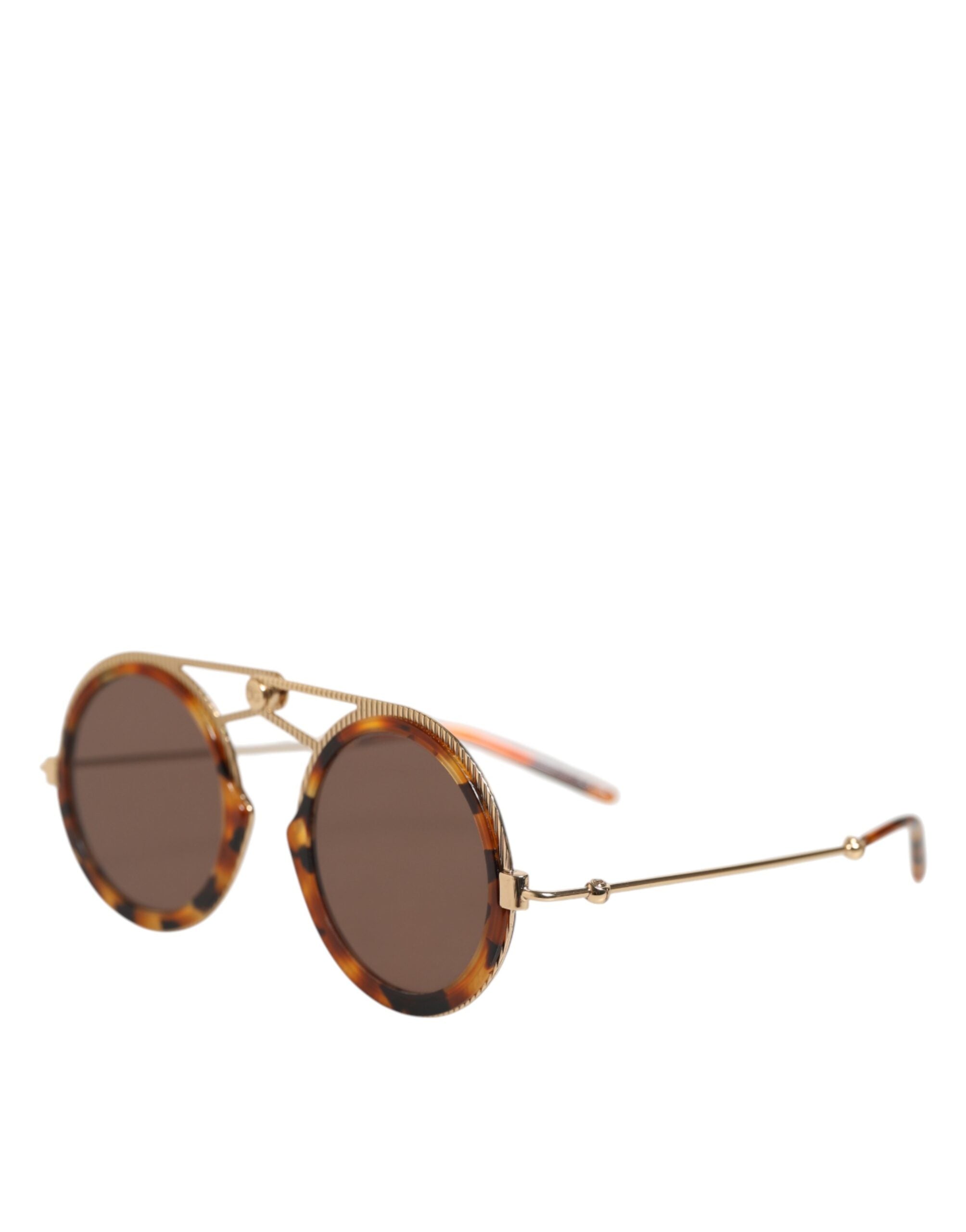 Gold Havana Frame Dg Fatto A Mano Eyewea Sunglasses