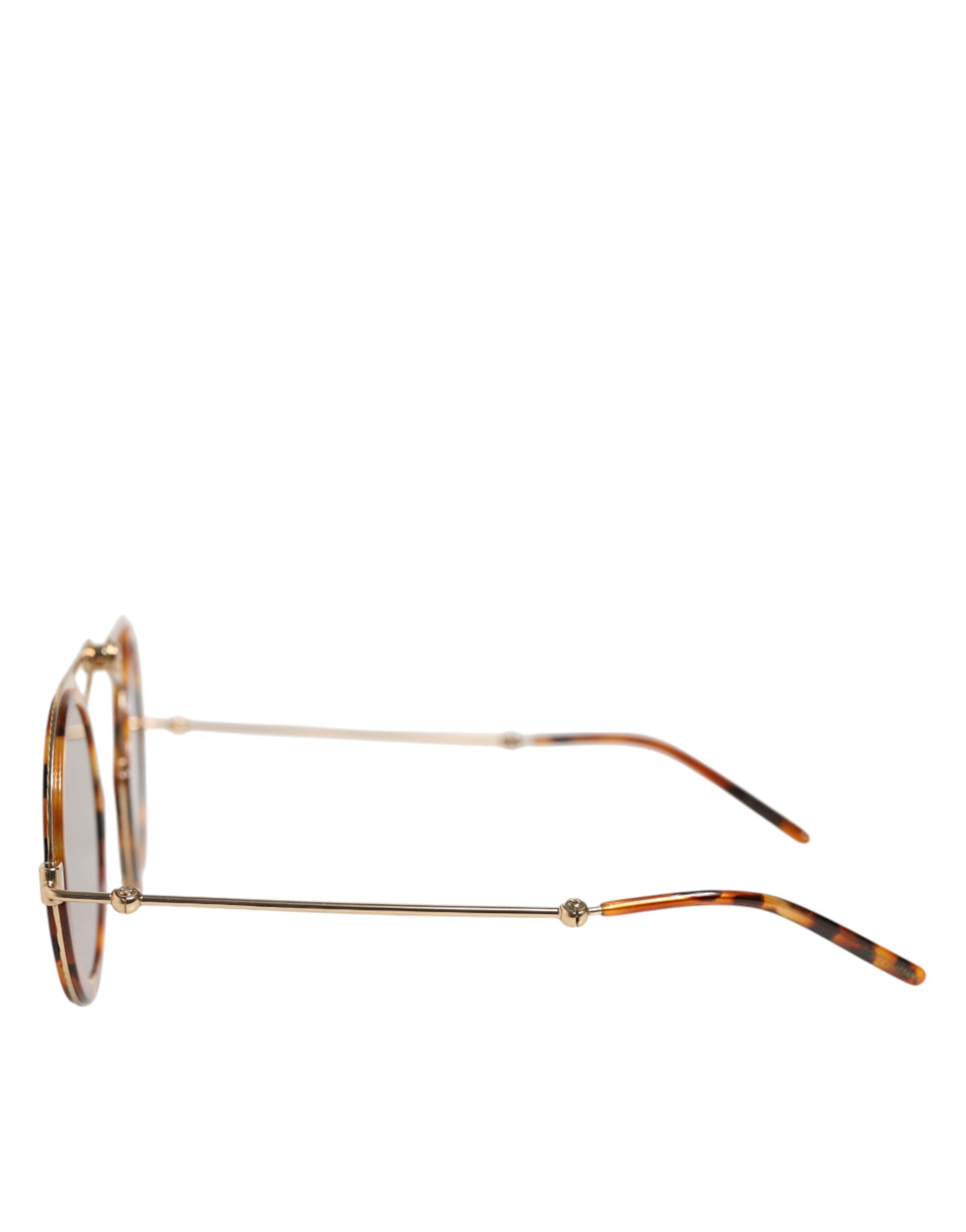 Gold Havana Frame Dg Fatto A Mano Eyewea Sunglasses