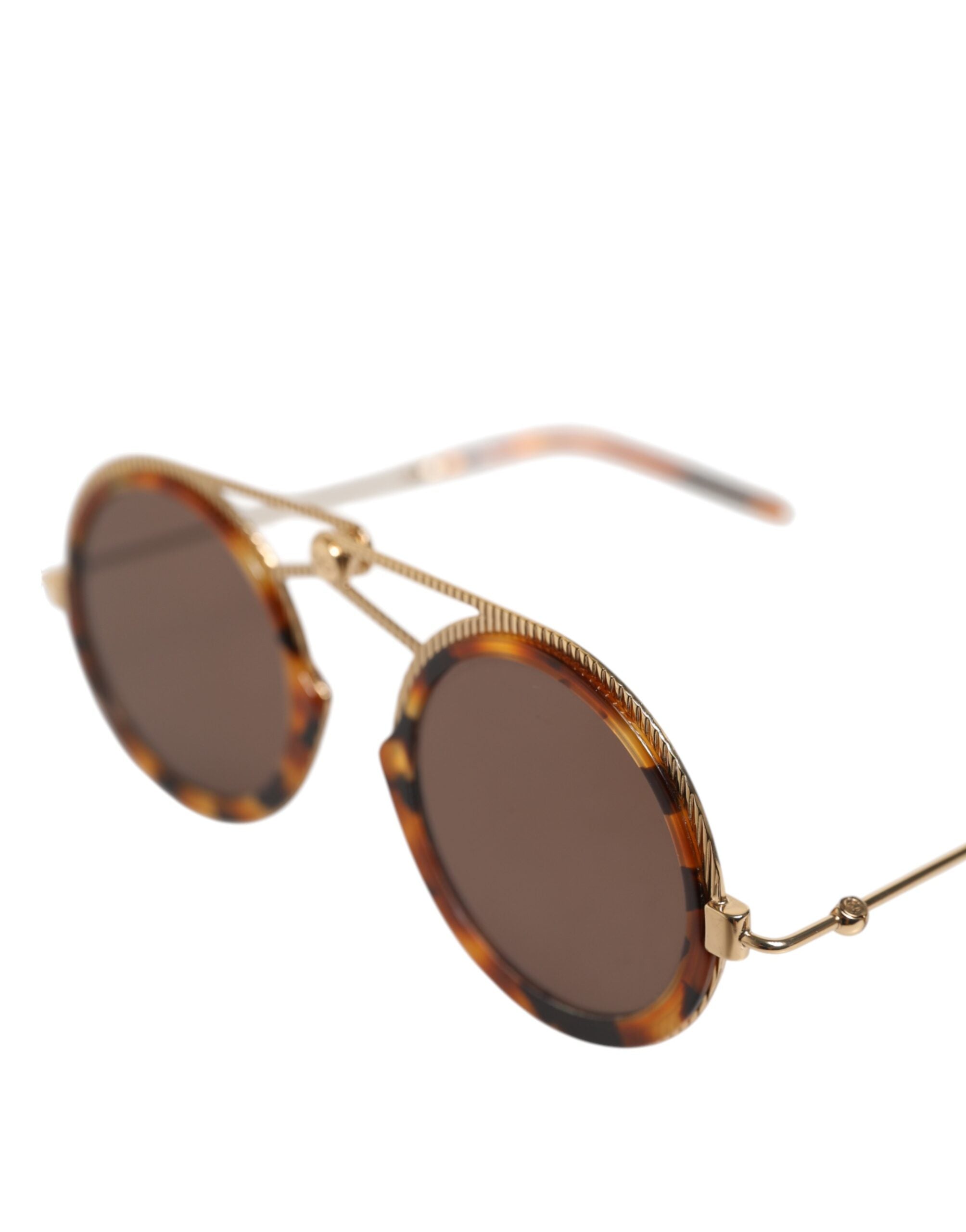 Gold Havana Frame Dg Fatto A Mano Eyewea Sunglasses