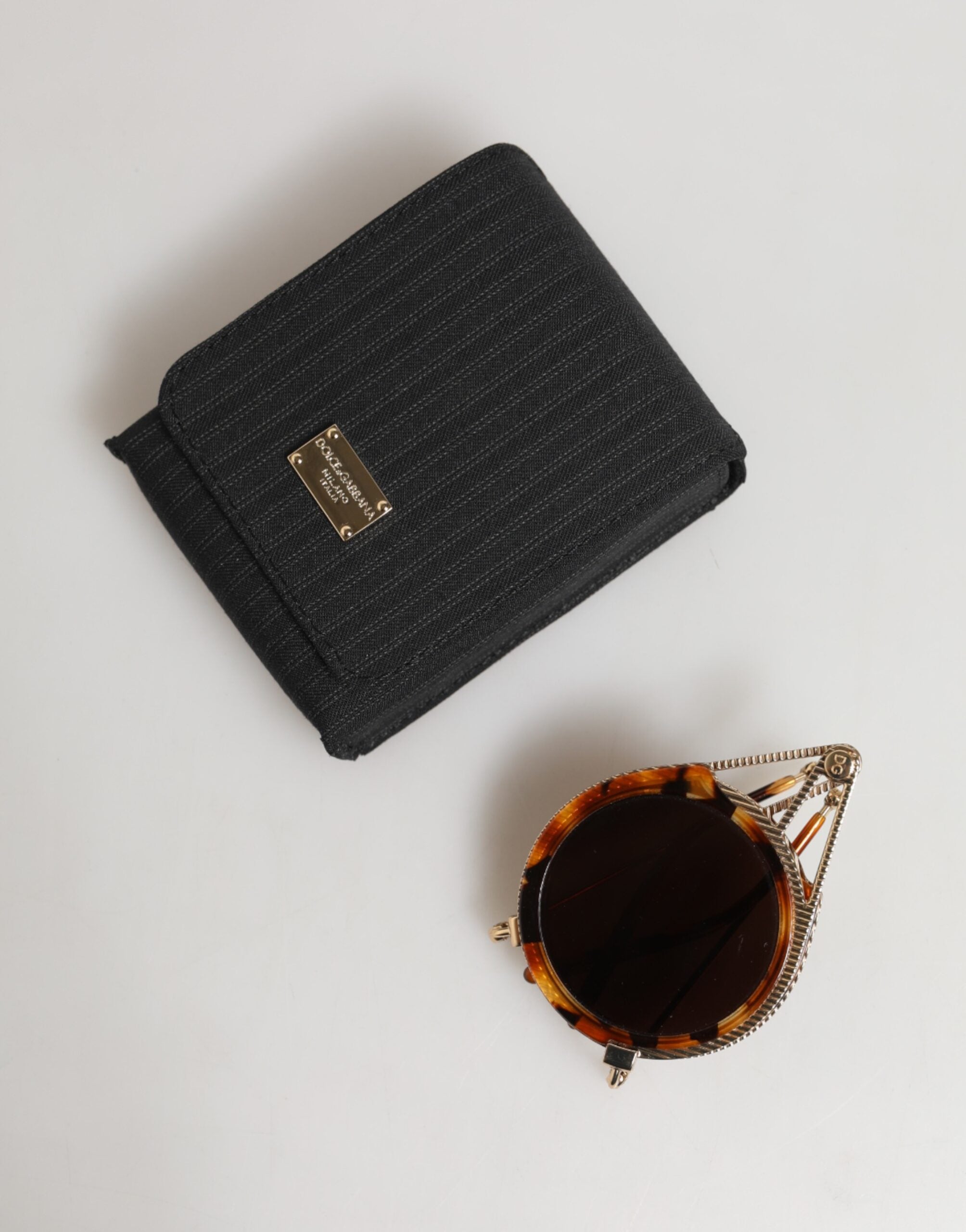 Gold Havana Frame Dg Fatto A Mano Eyewea Sunglasses