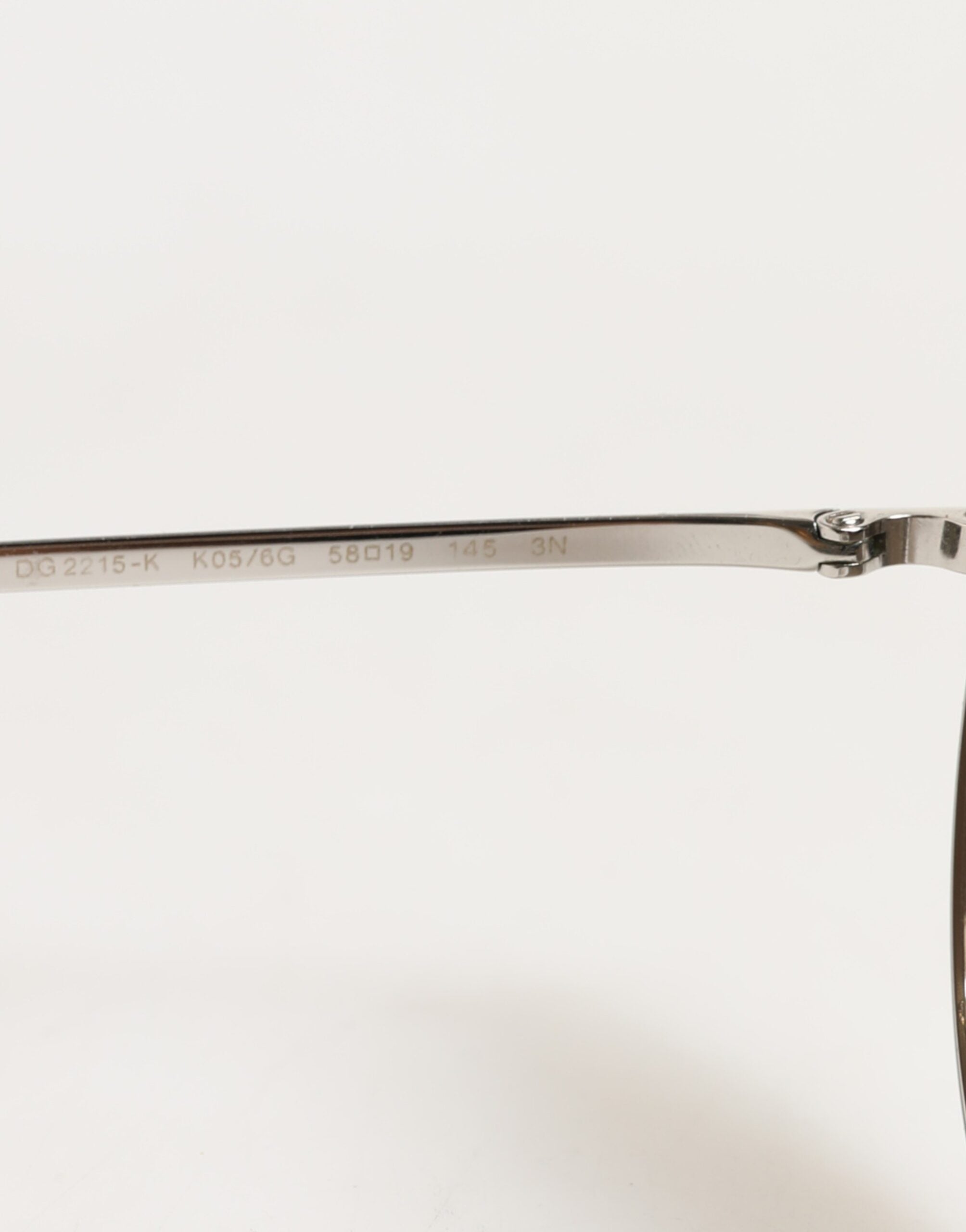 Dg2215k Silver Metal Round Shades Eyewear Sunglasses